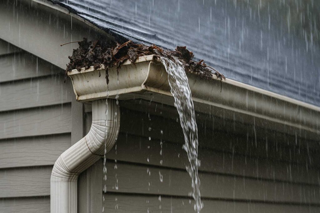 Gutters are an essential part of every home. They guide rainwater away and protect your roof, siding, and foundation. When gutters are clogged, they can cause serious problems. Water may pool around your house, pests may move in, and repairs can get expensive fast. EmpirePRO Power Washing in Morris Plains, NJ, provides expert gutter cleaning to keep homes safe. If you notice any of these signs, please get in touch with us to schedule a service. 1. Water Spills Over the Sides When it rains, gutters should carry water away from your home. If water pours over the sides, the drains are blocked. Leaves, sticks, or dirt may be stopping the flow. Overflowing water can damage siding, flood basements, and weaken your home’s foundation. If you notice this, your gutters need cleaning right away. 2. Gutters Sag or Pull Away Gutters cannot withstand heavy loads, and when debris accumulates, it can cause the roof to sag or even break loose. Sagging gutters look bad and stop working correctly. Cleaning removes the weight and helps your gutters last longer. 3. Plants Growing in Gutters Weeds or small plants in your gutters show that dirt and water have stayed trapped for too long. Seeds can sprout in the wet debris, turning your gutters into a garden box. It adds even more weight and clogs the water flow. Removing the buildup prevents the problem from worsening. 4. Stains or Peeling Paint on Siding Clogged gutters often push water down the side of the house. Over time, this causes stains or peeling paint. It may even lead to mold. Home siding with visible water stains from clogged gutters. If your siding looks damaged, your gutters are likely to blame. A proper cleaning can protect the outside of your home. 5. Pests or Bugs in Gutters Standing water in clogged gutters is a perfect spot for pests. Mosquitoes, ants, and even birds or rodents may start inhabiting the area. It can cause health risks and structural damage. Keeping gutters clean removes their nesting space and protects your home from potential damage. 6. Leaks in the Basement or Cracks in the Foundation The most significant danger of clogged gutters is water around your foundation. If water pools near the base of your house, it can leak into the basement or cause cracks. Foundation repairs are costly. Cleaning your gutters is a simple step that helps prevent major problems. 7. It’s Been a Long Time Since Cleaning Experts recommend cleaning gutters at least twice a year—once in spring and once in fall. If it has been more than a year since your last cleaning, it’s time to schedule one now. Hidden clogs may exist even if you don’t see problems. Check and clean your gutters regularly to keep them safe and in good working order. Why Gutter Cleaning Matters Gutters protect more than your roof. They also protect your siding, basement, landscaping, and foundation. Clean gutters lower the chance of mold, water stains, and insect problems. Taking care of this small task can save big money in the future. It’s one of the easiest ways to protect your home. For more tips on caring for your property, be sure to visit our blog. You’ll find advice that goes beyond gutter cleaning and covers many home care topics. Count on the Team at EmpirePRO Power Washing Gutter work can be complex and even dangerous without the right tools. EmpirePRO Power Washing in Morris Plains, NJ, offers safe and thorough gutter cleaning services for homeowners. Our trained team makes sure every section is clear, clean, and flowing the way it should. Ready to get started? Discover our services to learn about all we can do for your property. Then, contact us today to schedule a gutter cleaning appointment. Protect your home and experience the difference with EmpirePRO Power Washing.